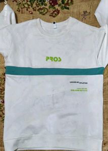 Stylish Unisex White Sweatshirt