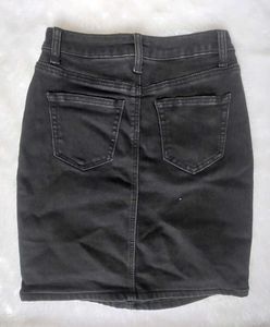 Denim Pencil Skirt