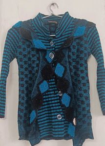 Striped Knit Cardigan
