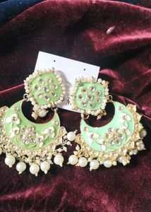 Green Earrings