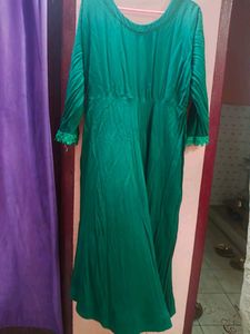Green Embroidered Kurti