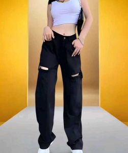 Thigh Cut Stylish 4 Pocket Straight Fit Jeans