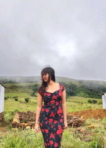 Floral Midi Dress From Savana 💋