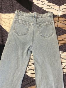 Straight Fit Blue Jeans