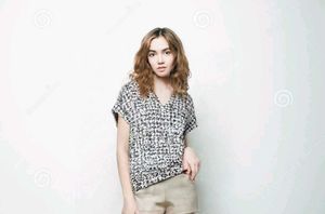 Chic Houndstooth Print Top