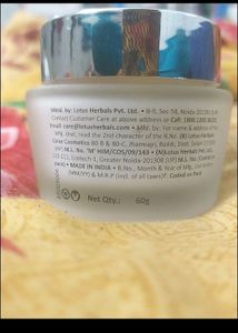 Lotus Herbals Skin Whitening Night Cream