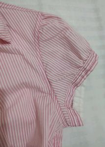 Y2K Pink Button Down Shirt