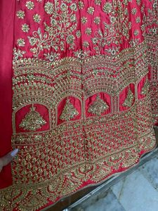 Ombre Floor Length Gown With Heavy Embroidery