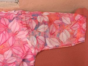 BrandNew BeautifulPink FloralPrintKurta+PatialaB