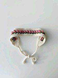 Handmade Crochet Tulip Headband