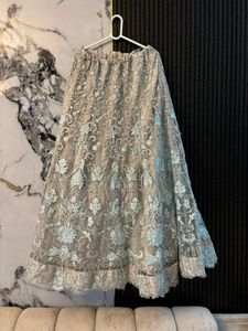silver Lehenga