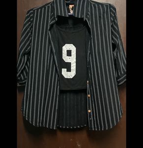 Funky Shirt With Attached T