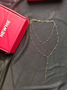 Gold Layered Beaded Necklace