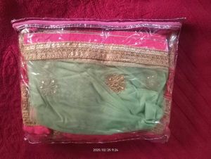 Pink And Orange Lehenga Choli