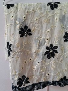 Black Kurta With Heavy Work Dupatta