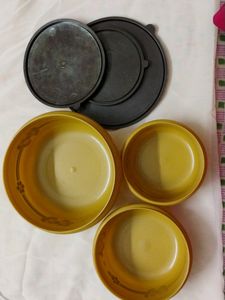 Combo Of 3 Storage Boxes With Lid