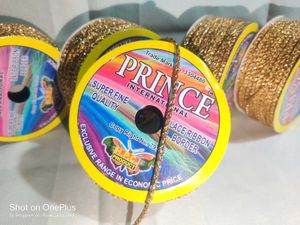 5 Roll Golden Shine Dori For Blouse &amp; Dresses