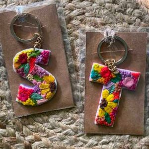 Handmade Embroidery Keychain