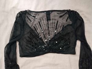 ✧⁠*⁠。Sequin Embellished Bolero Jacket