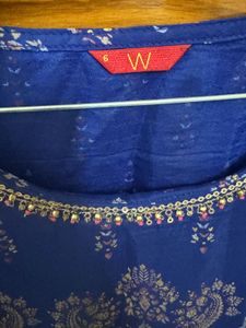 W Blue Elegant Kurta🦋