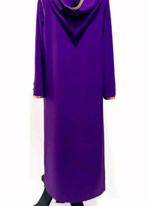 Zari Work Hooded Mexi Dubai Mex