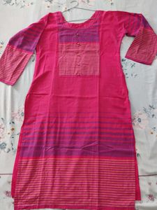 Striped Pink Kurta