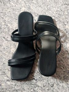 Black Strappy Sandals