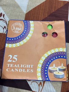 25 tealight candles