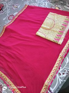 New Pink Saree