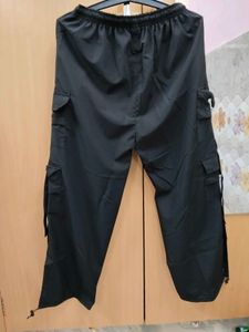 Black Cargo Pants 1