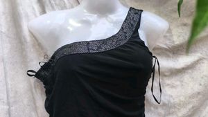 DAMM GORGEOUS BLACK RUCHED BODYCON