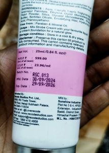 Illuminated Moisturizer Cum Foundation