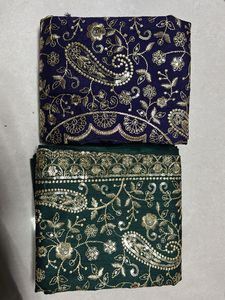 Embroidered Dress Material Set