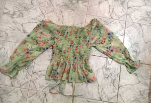 Floral Printed Crop Top