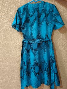 Snakeskin Print Dress