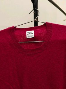 Burgundy Sweater Cashemere Fabric