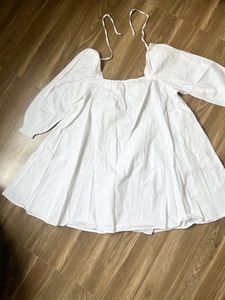 Zara White Dress