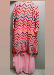 Indo-western Gown With Jacket
