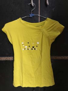 Yellow Graphic Tee