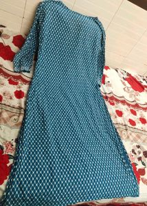 Blue Printed Kurta