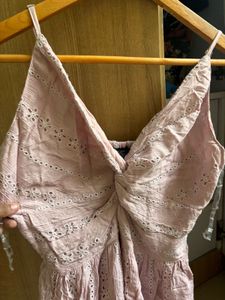 Cute Pink Eyelet Dress
