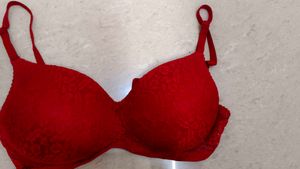 Red Bra And long Rob