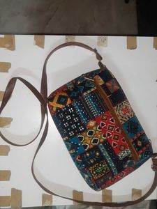 Colorful Patchwork Crossbody Bag