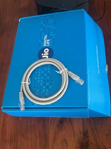 Jio Wifi Modem= Home Gateway+ Adapter+ethernet Cab
