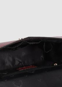 Allen Solly Maroon Solid Sling Bag