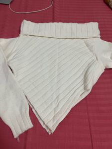 Woollen Asymmetrical Sweater
