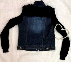 Fur Denim Jacket