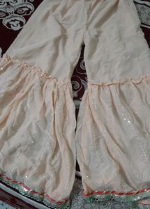 Frock And Sharara Party Wear Dress