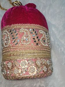 Beautiful  Party Wear Potli Purse