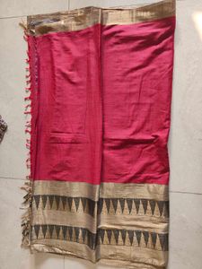 Maroon Silk Saree